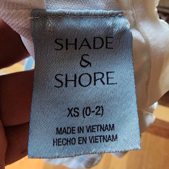 Shade & Shore Blue/White Striped One-Piece Bathing Suit Size XS (0-2) - Picture 6 of 14